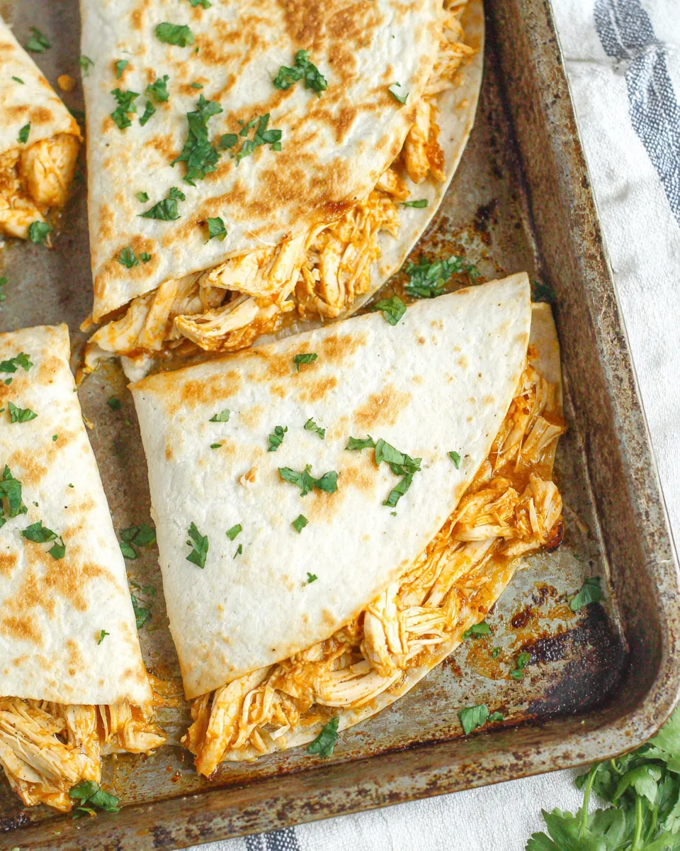 Classic Sheet Pan Chicken Quesadillas picture