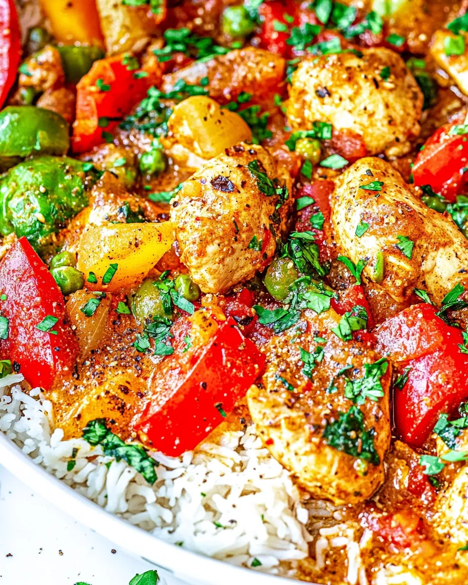 Homemade Sheet Pan Curry Chicken and Vegetables photo
