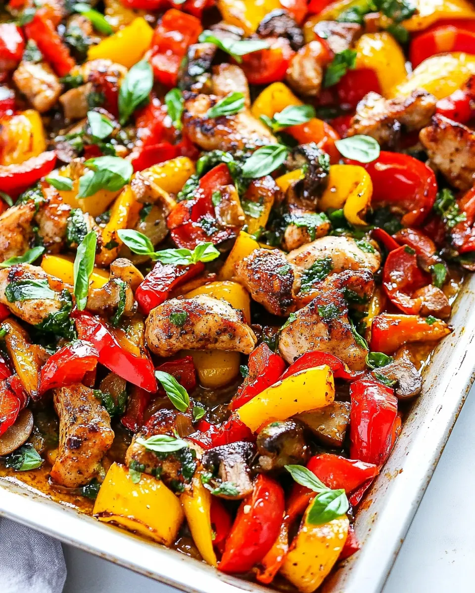 easy Sheet Pan Honey Balsamic Chicken and Veggies picture