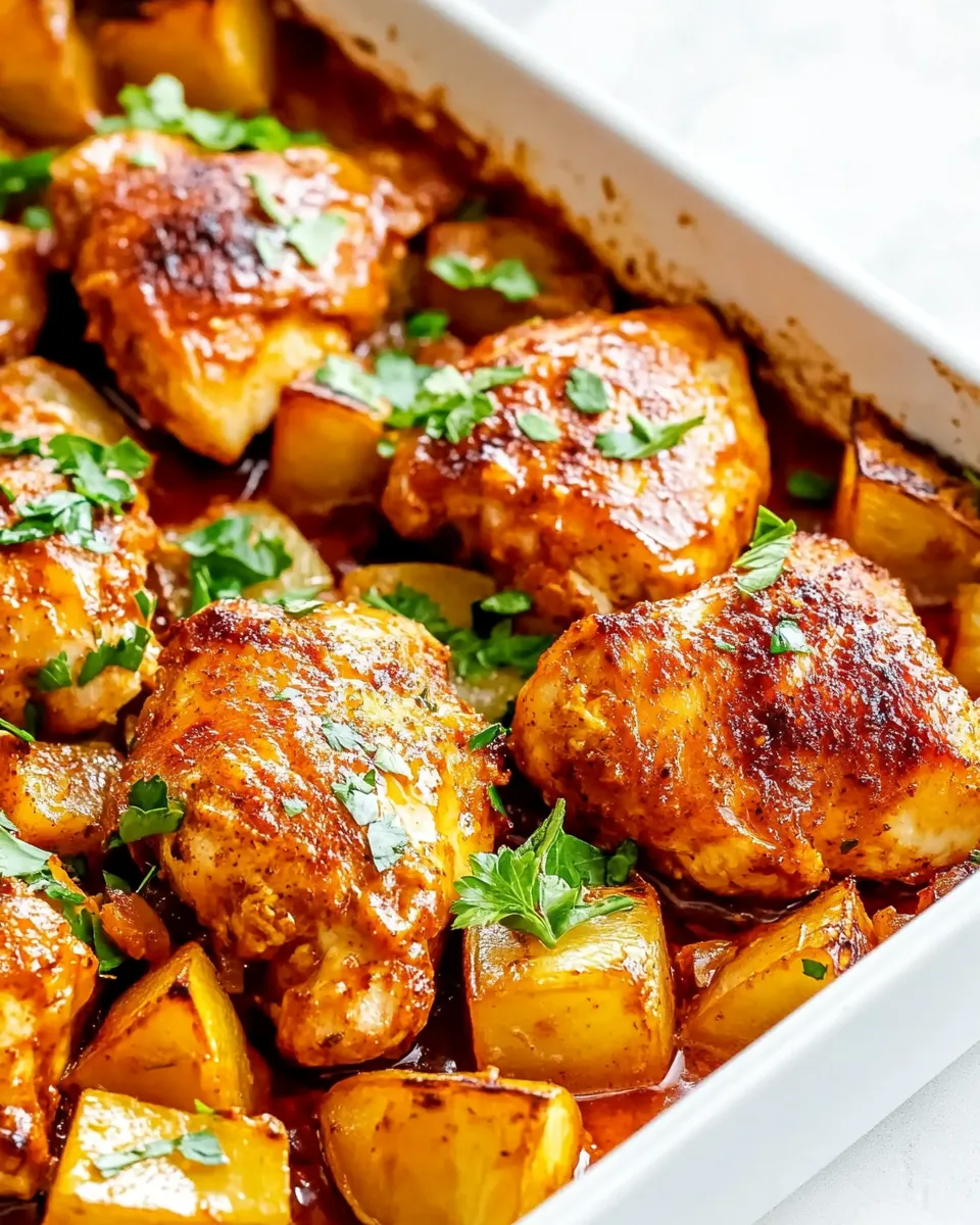 Classic Sheet Pan Paprika Chicken image