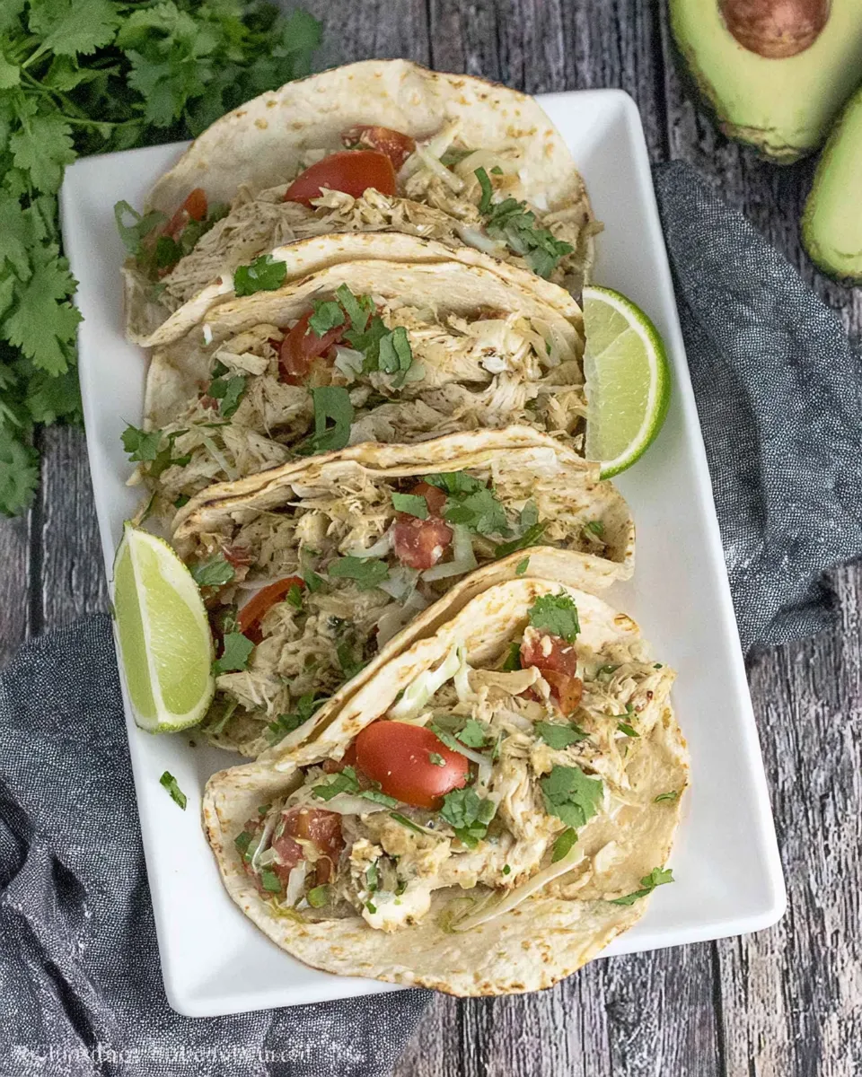 Easy Shredded Chicken Tacos recipe photo
