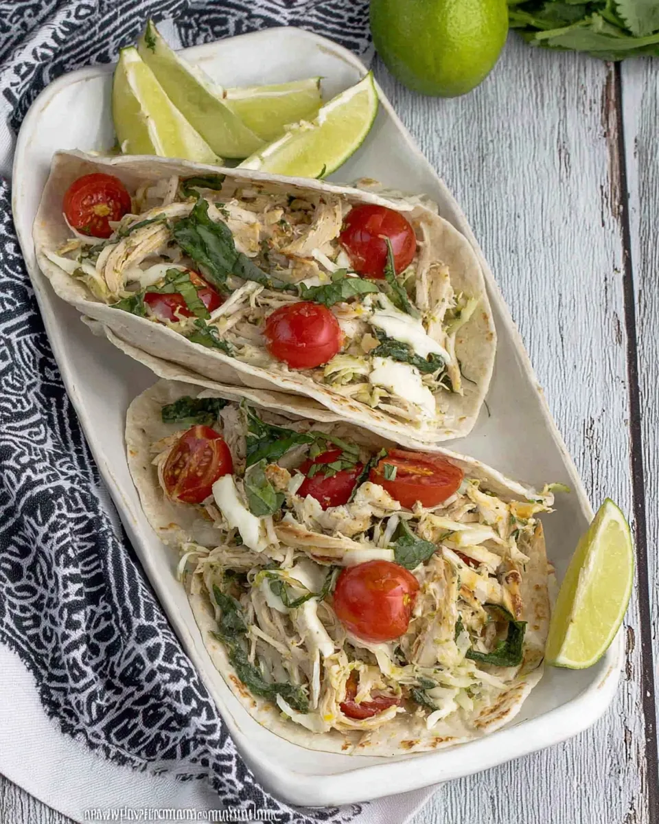 Delicious Shredded Chicken Tacos dish photo