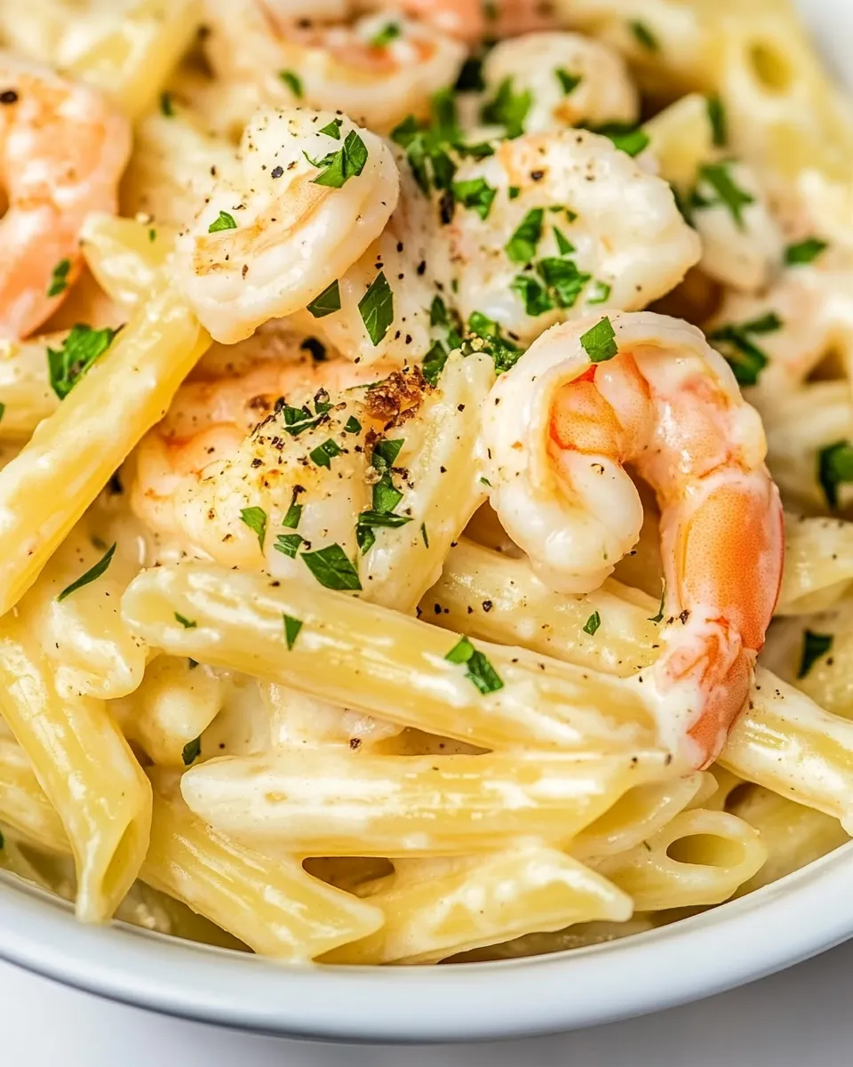 Classic Shrimp Penne Pasta image