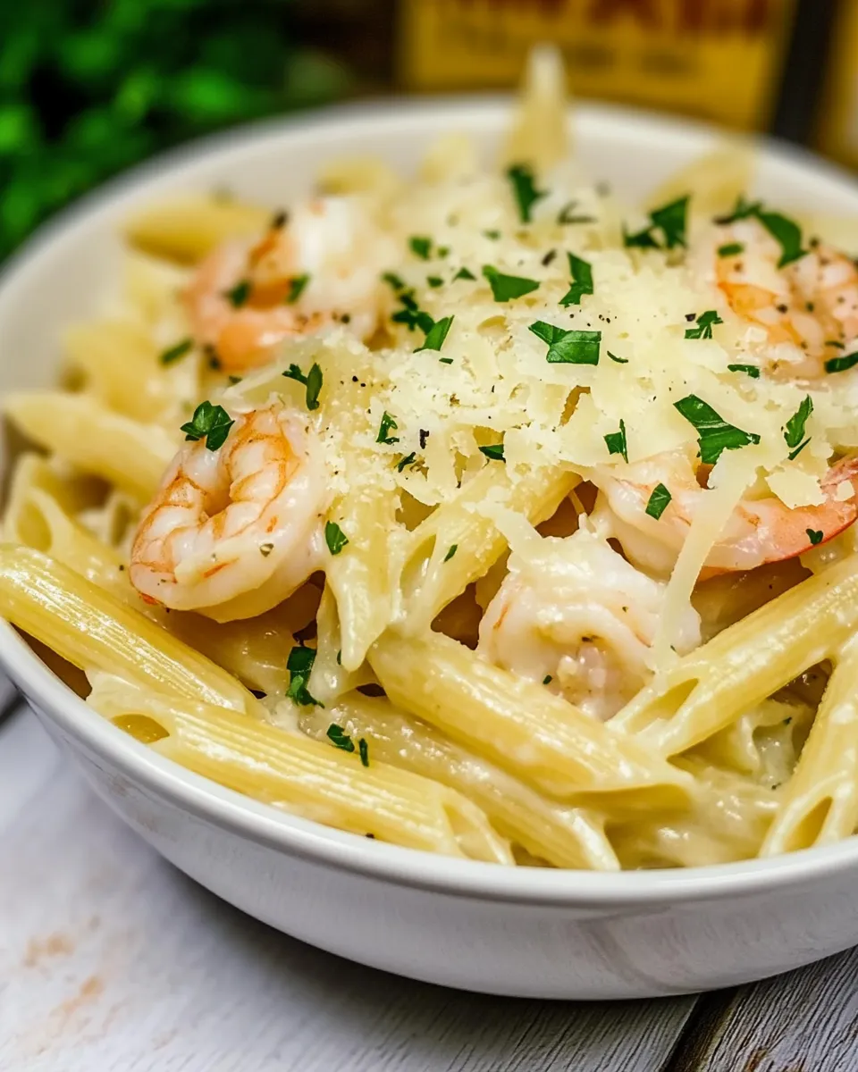 Easy Shrimp Penne Pasta recipe photo