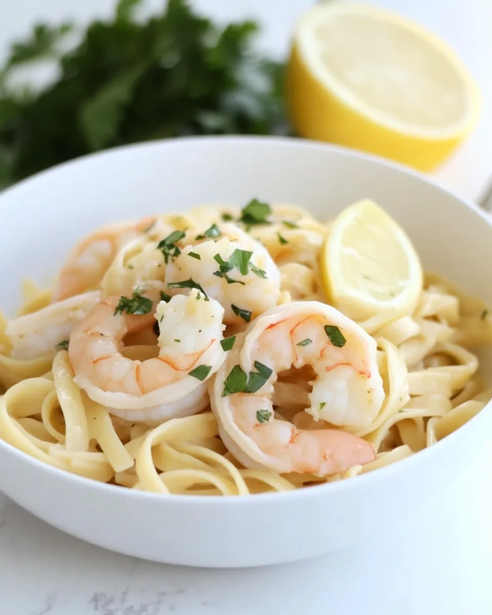 Easy Shrimp Scampi Linguine picture