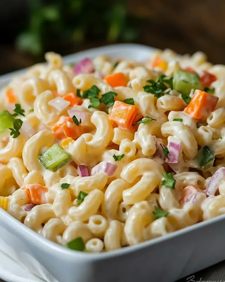 Homemade Simple Macaroni Salad Recipe photo