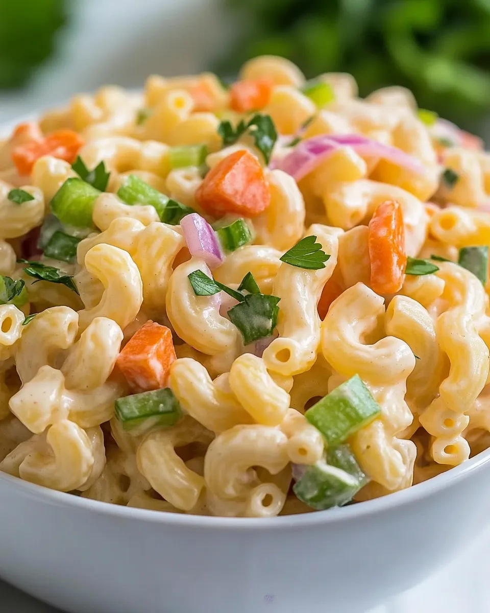 Classic Simple Macaroni Salad Recipe image