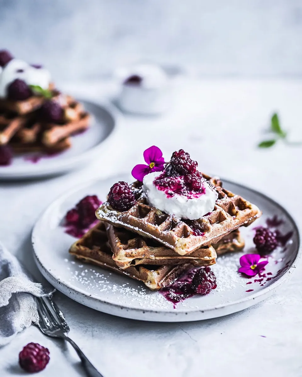 classic Single-Serving Protein Waffles image
