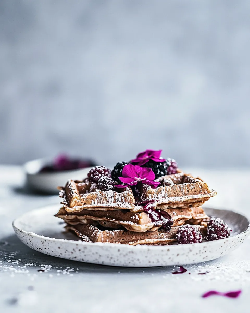 easy Single-Serving Protein Waffles recipe photo