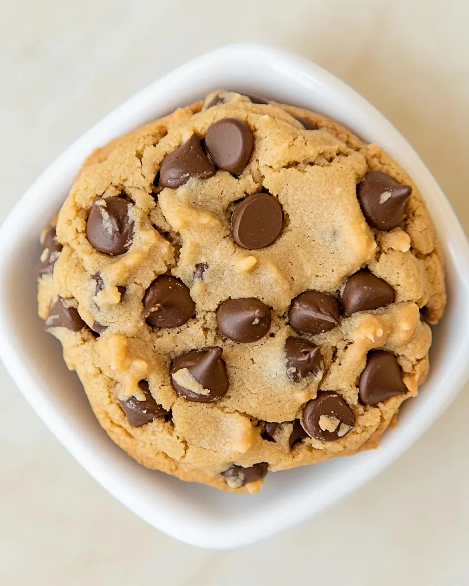 delicious Single Serving Protein Cookie plate image