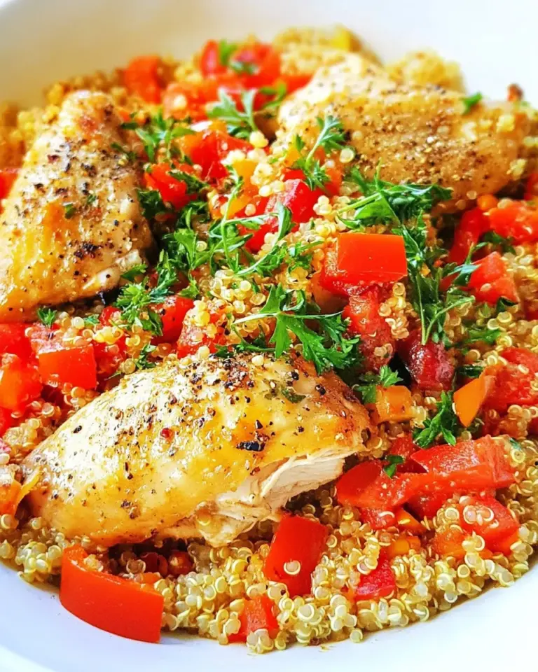Homemade Skillet Chicken & Quinoa Supper photo
