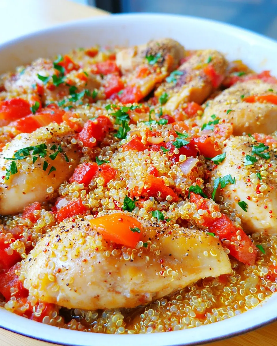 Classic Skillet Chicken & Quinoa Supper image