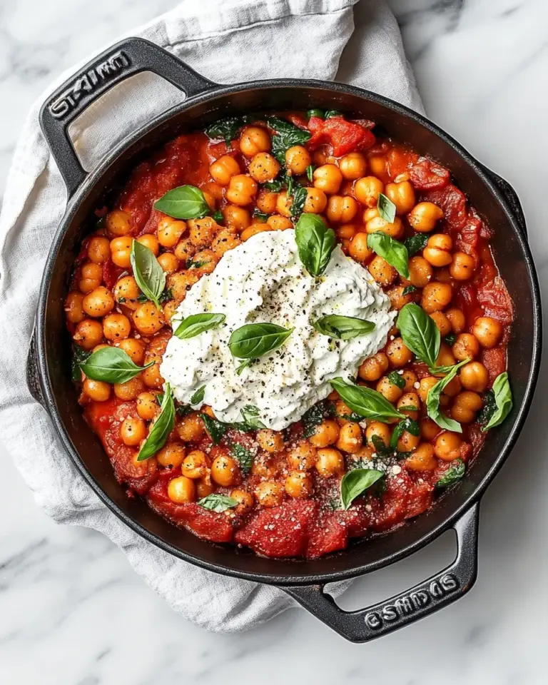 Homemade Skillet Chickpeas with Whipped Ricotta photo