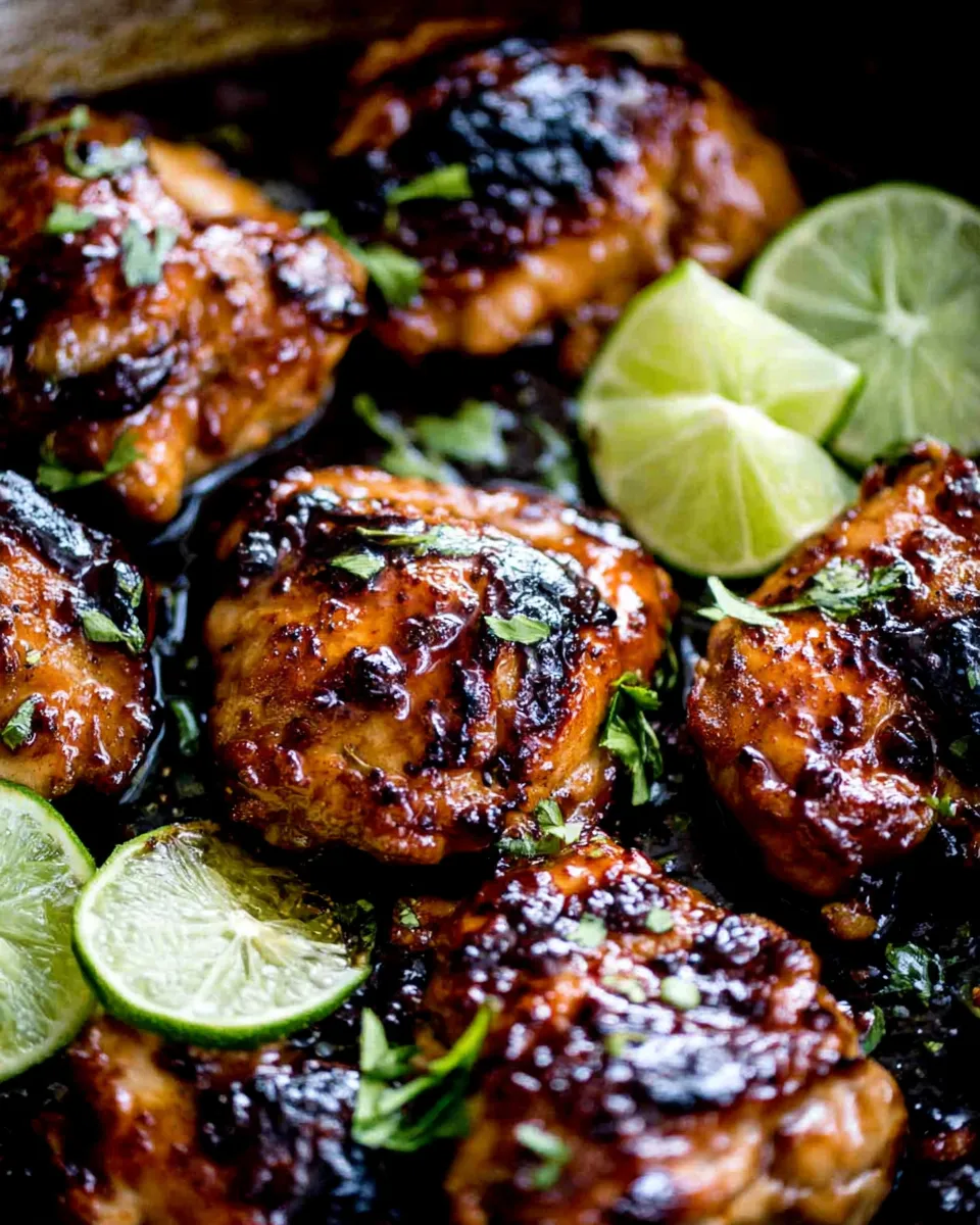 Delicious Skillet Honey Lime Chicken recipe image