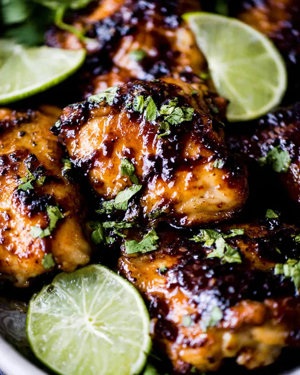 Homemade Skillet Honey Lime Chicken dish photo