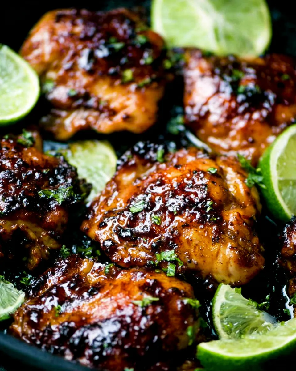 Quick Skillet Honey Lime Chicken food shot