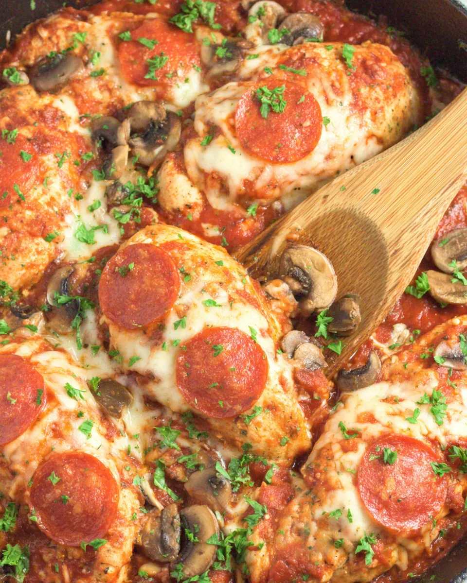Classic Skillet Pizza Chicken Recipe image