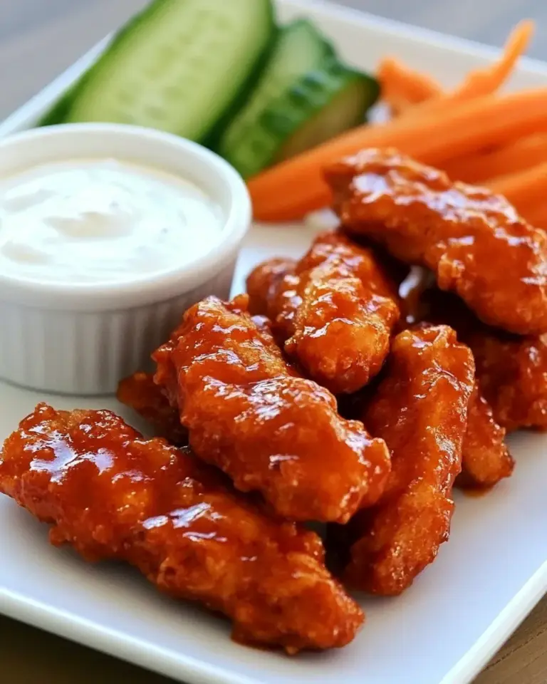 Homemade Skinny Buffalo Chicken Strips photo