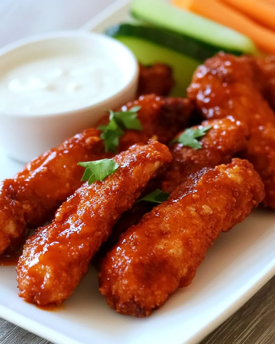 Classic Skinny Buffalo Chicken Strips image