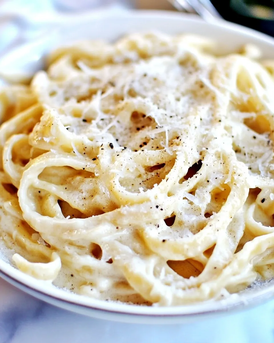 Delicious Skinny Fettuccine Alfredo Recipe plate image