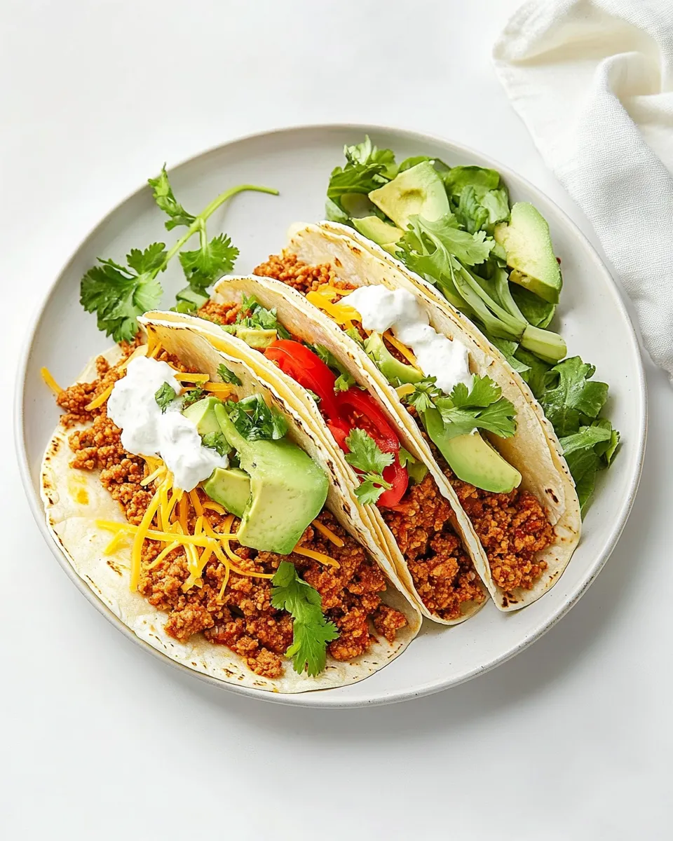 Homemade Slow-Cooker Ground Turkey Tacos photo