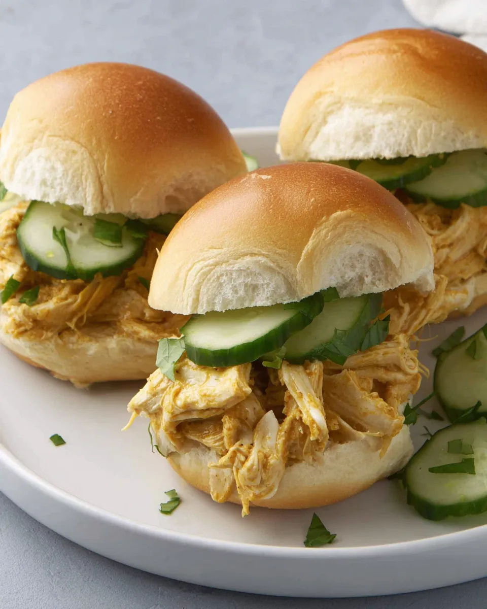 Classic Slow Cooker Chicken Shawarma Sliders image