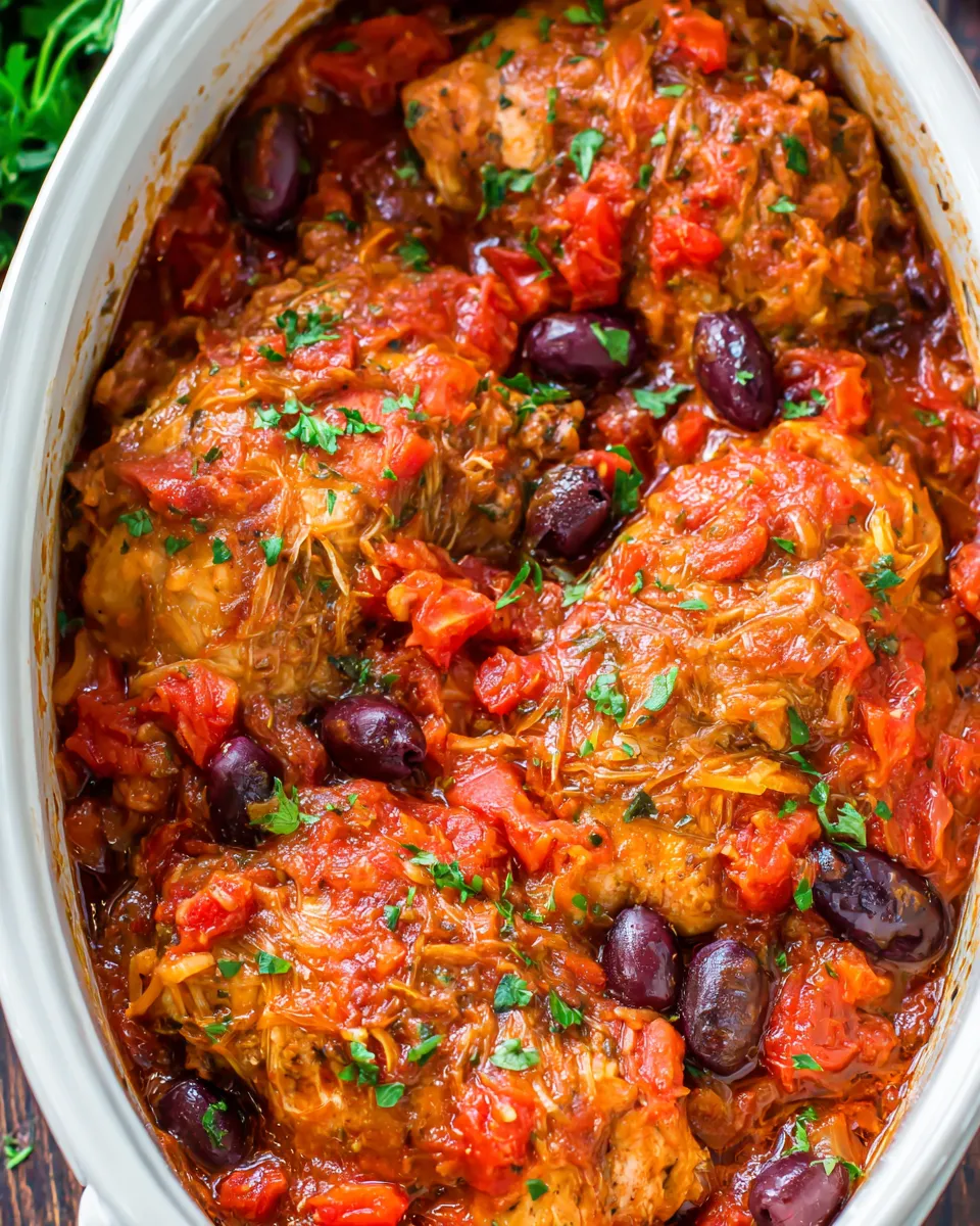 Delicious Slow Cooker Mediterranean Chicken picture