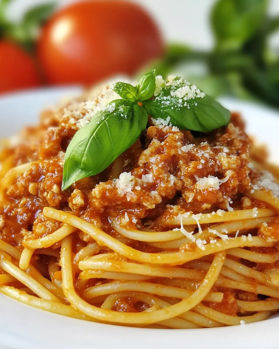 Delicious Slow Cooker Skinny Spaghetti shot