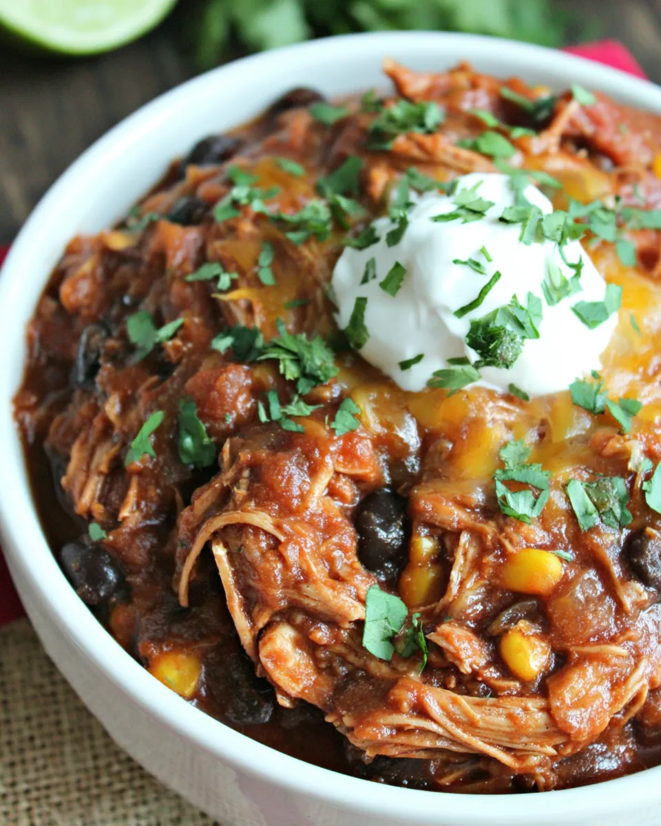 Easy Slow Cooker Tex-Mex Chicken recipe photo