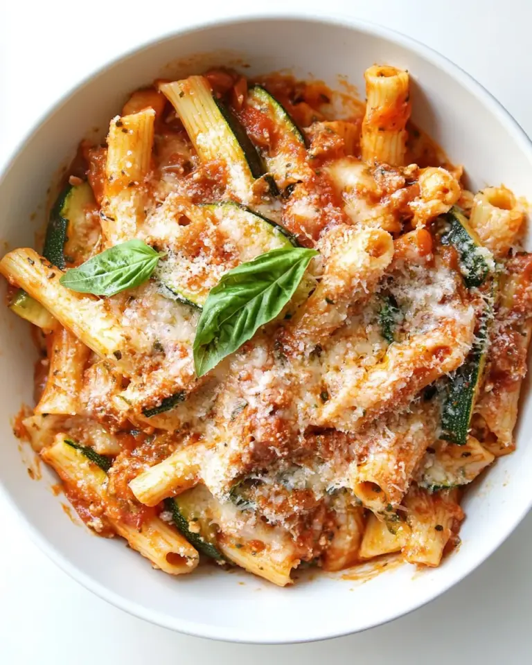 Homemade Slow Cooker Zucchini Ziti photo