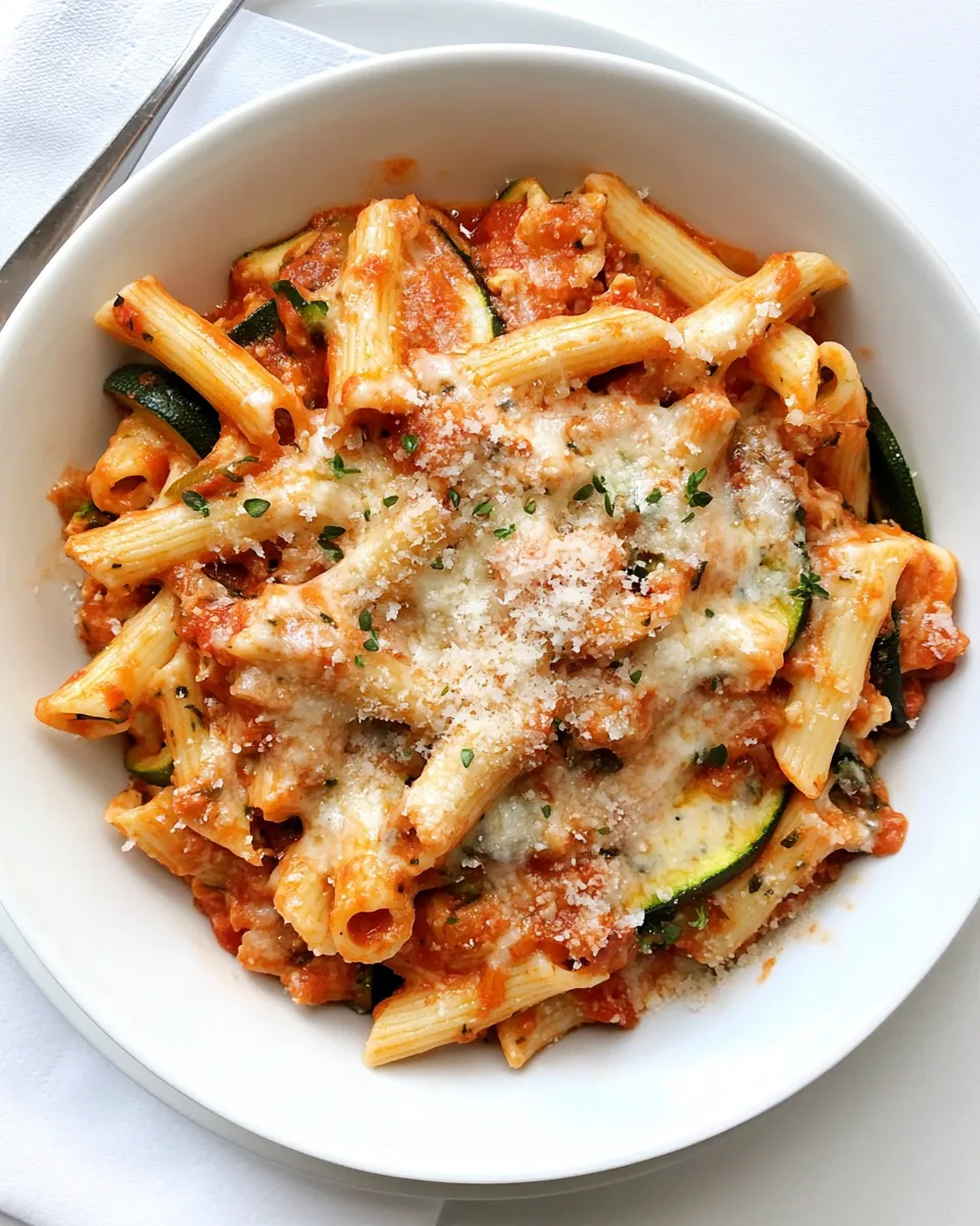 Classic Slow Cooker Zucchini Ziti image