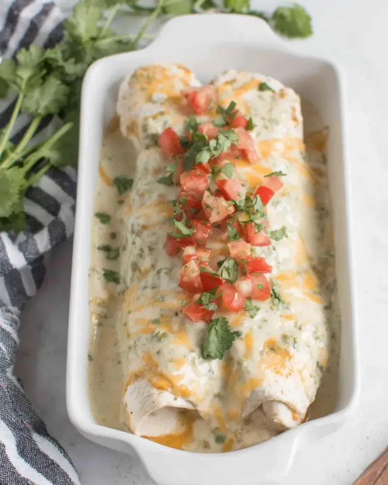 Homemade Smothered Ranch Chicken Burritos recipe photo