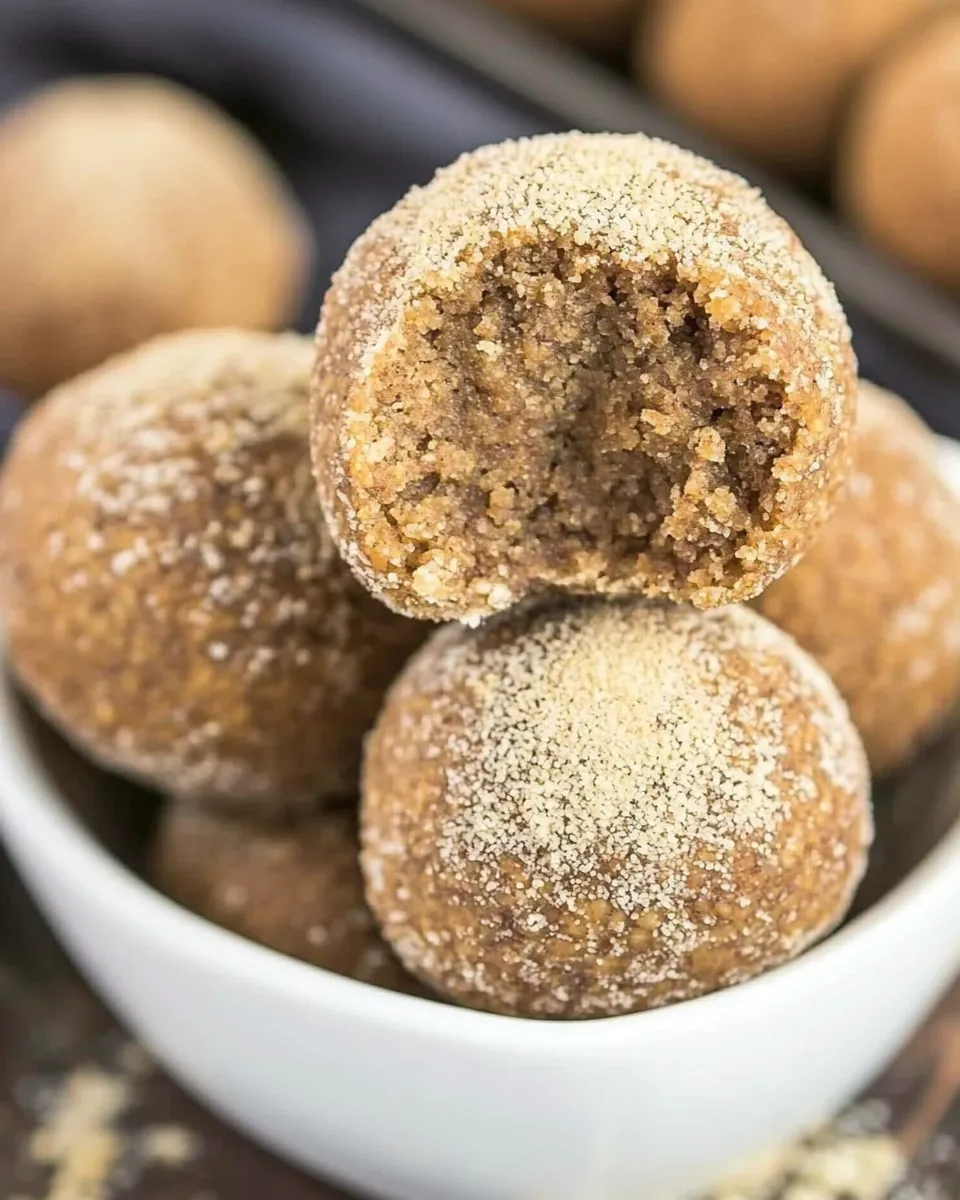 Delicious Snickerdoodle Protein Balls plate image