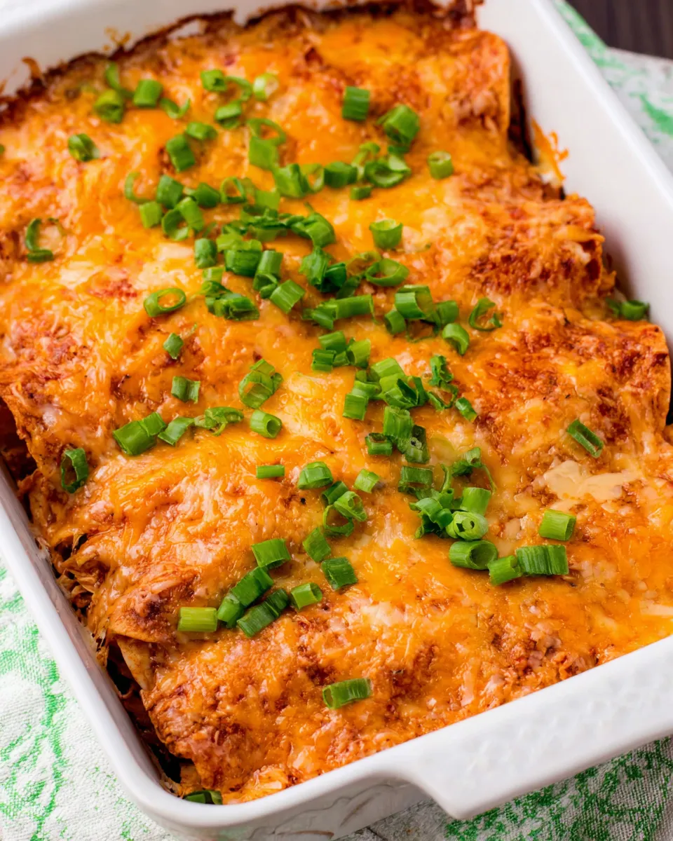 Delicious Sour Cream Chicken Enchiladas (Slow Cooker or Oven) image