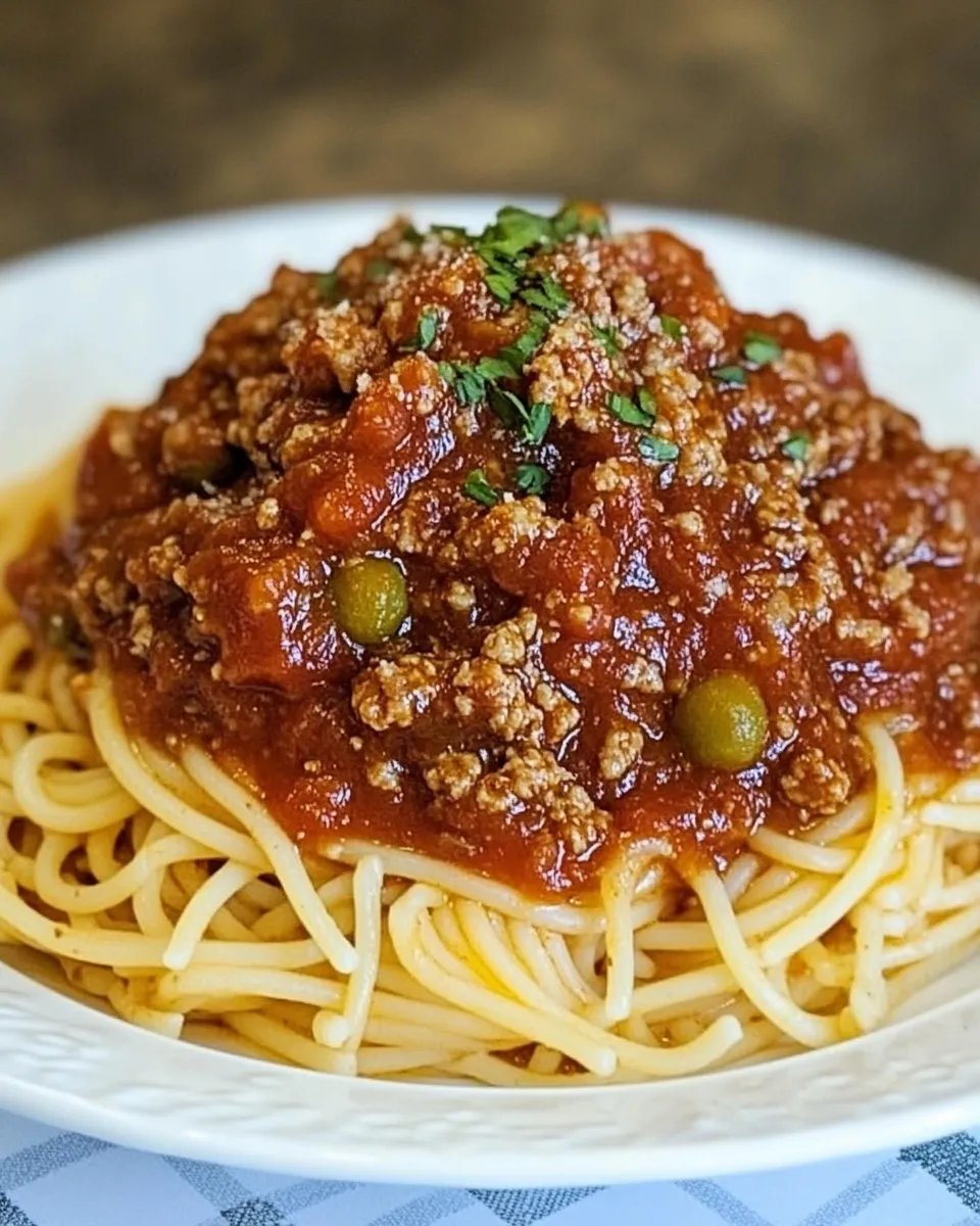 Easy Southern Spaghetti Sauce recipe photo