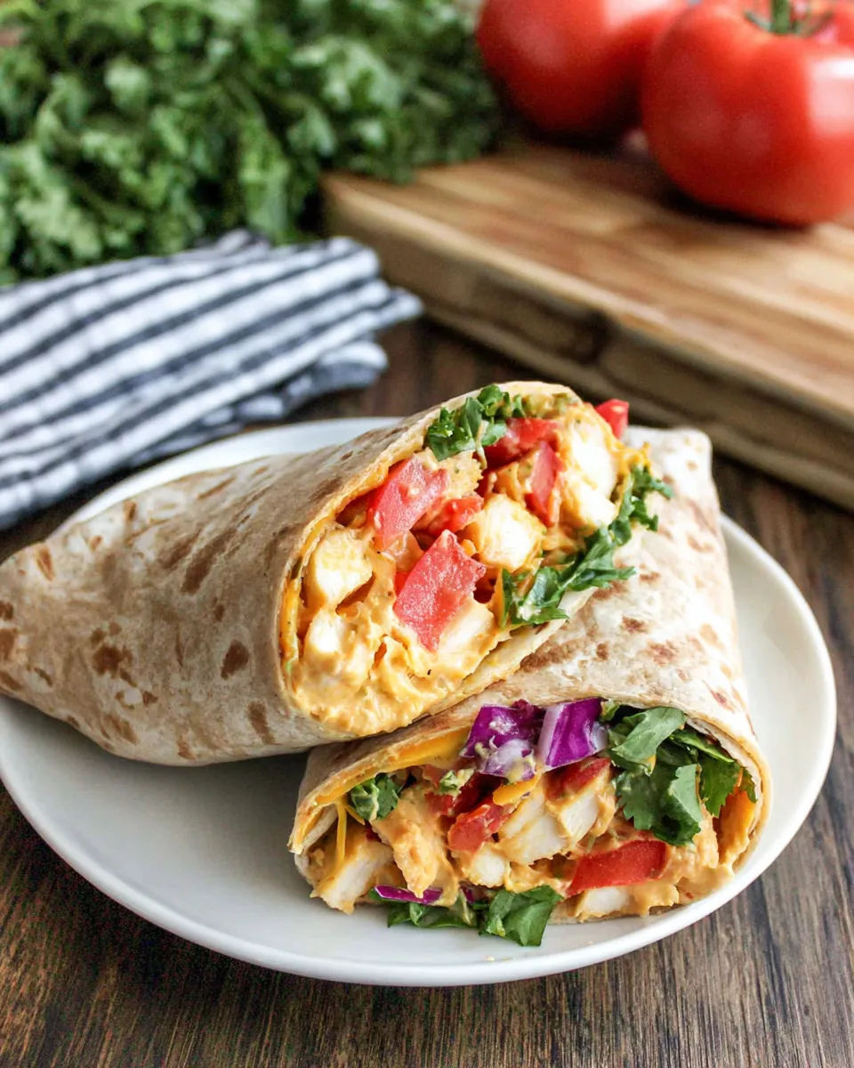 Classic Southwest Chicken Hummus Wrap dish photo