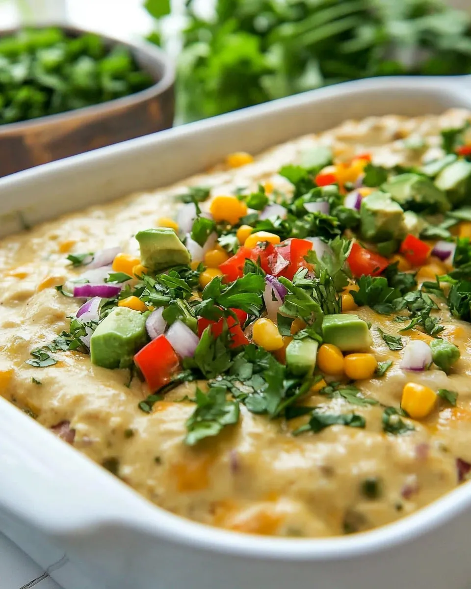 Classic Southwest Hot Chicken Dip (Extra Cheesy) image