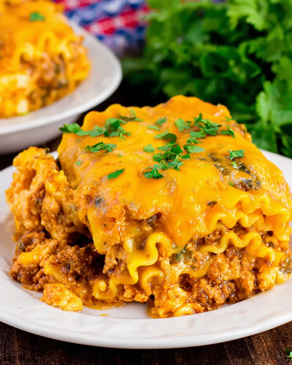 Delicious Southwestern Chicken Lasagna Roll-Ups plate image