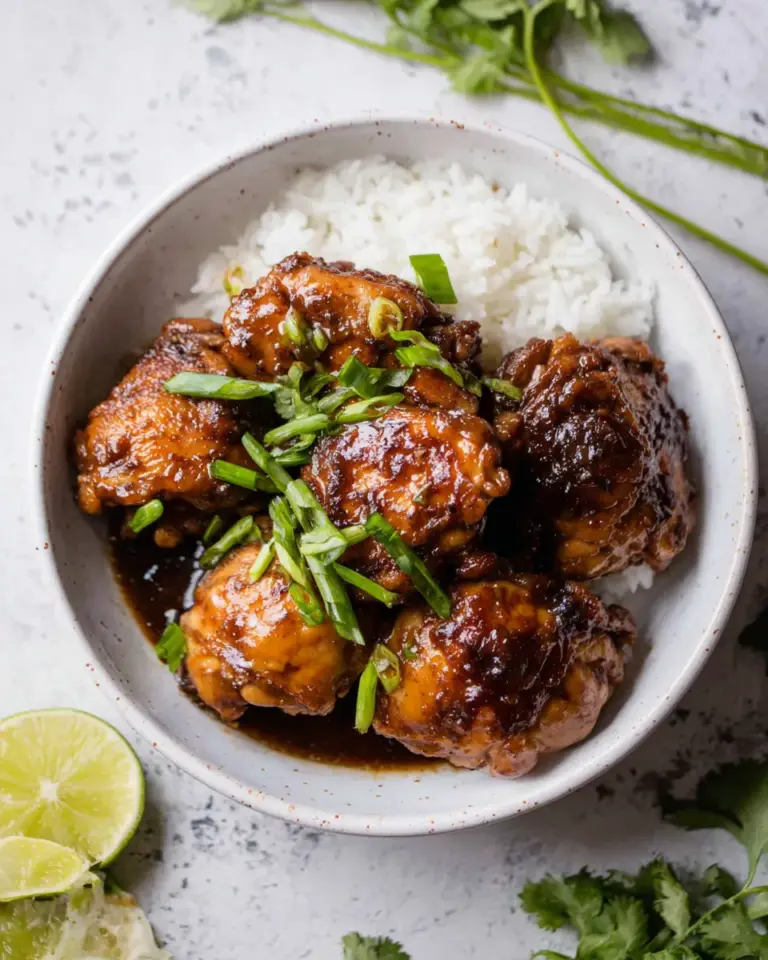 Homemade Soy Ginger Chicken Thighs recipe photo