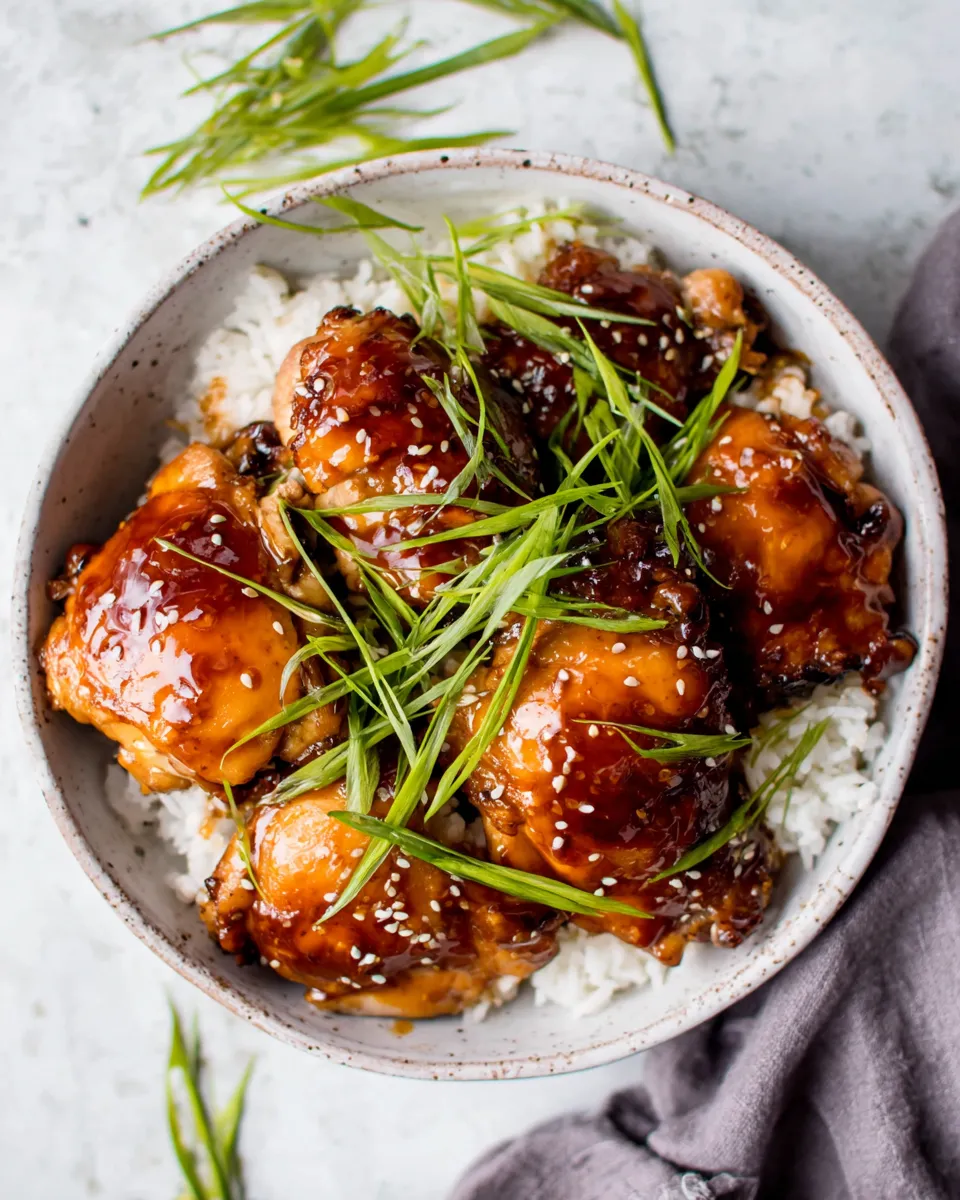 Classic Soy Ginger Chicken Thighs dish photo