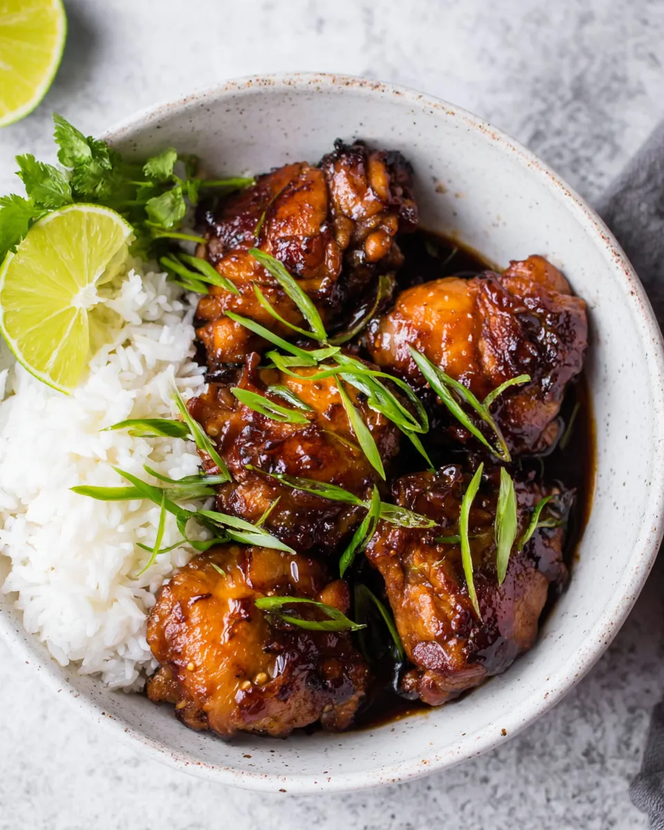 Delicious Soy Ginger Chicken Thighs picture