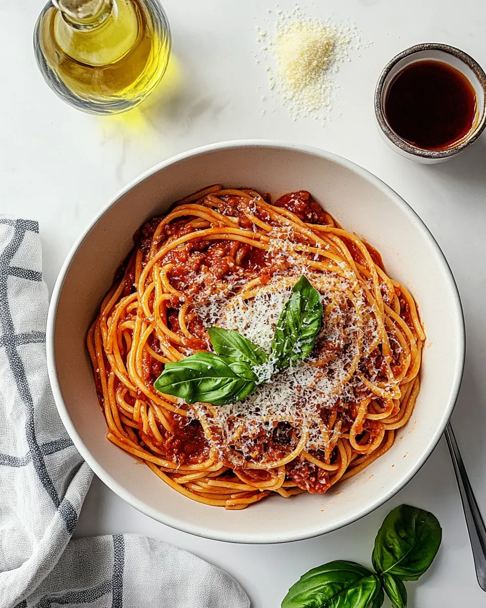 Homemade Spaghetti photo