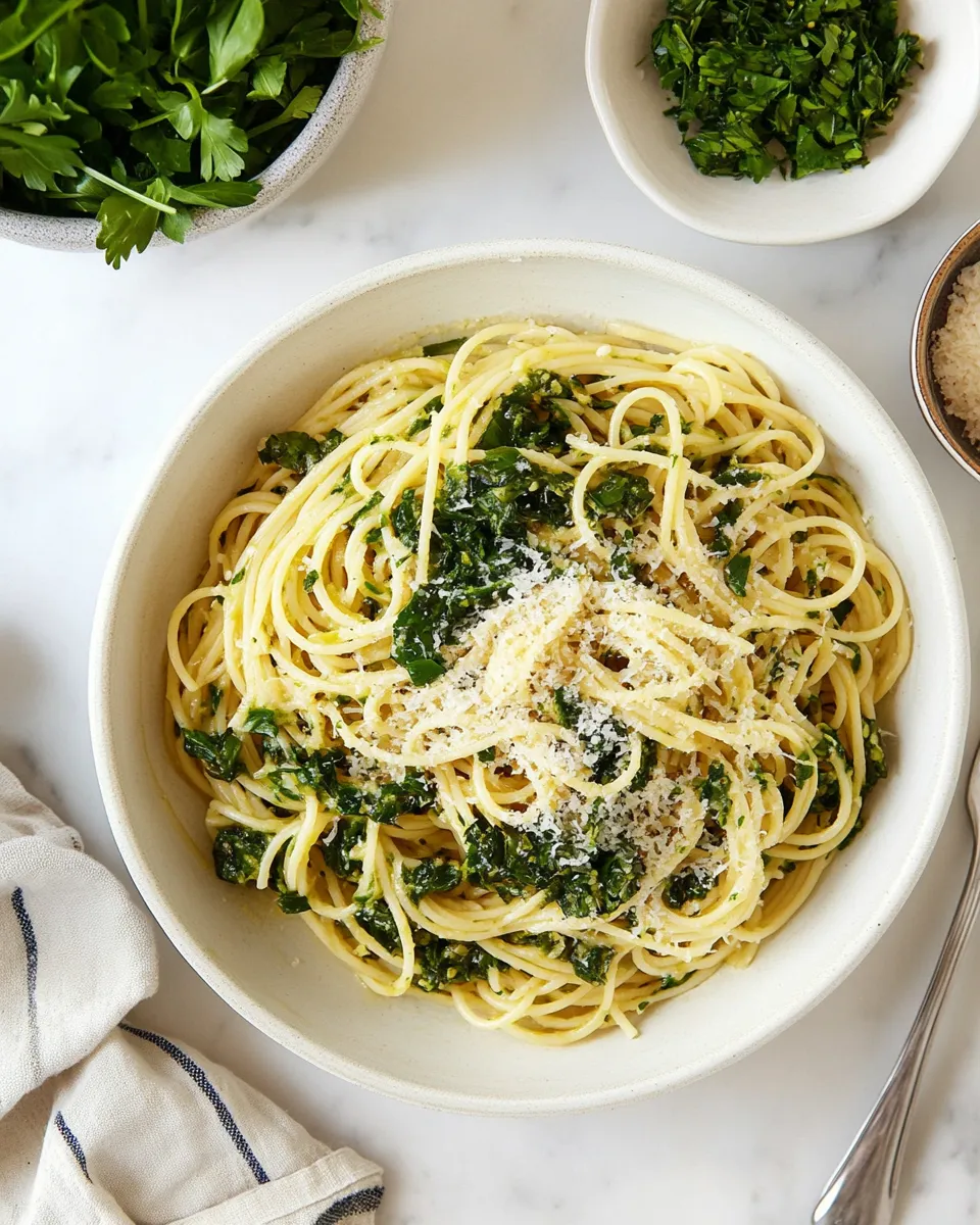homemade Spaghetti Aglio e Olio photo