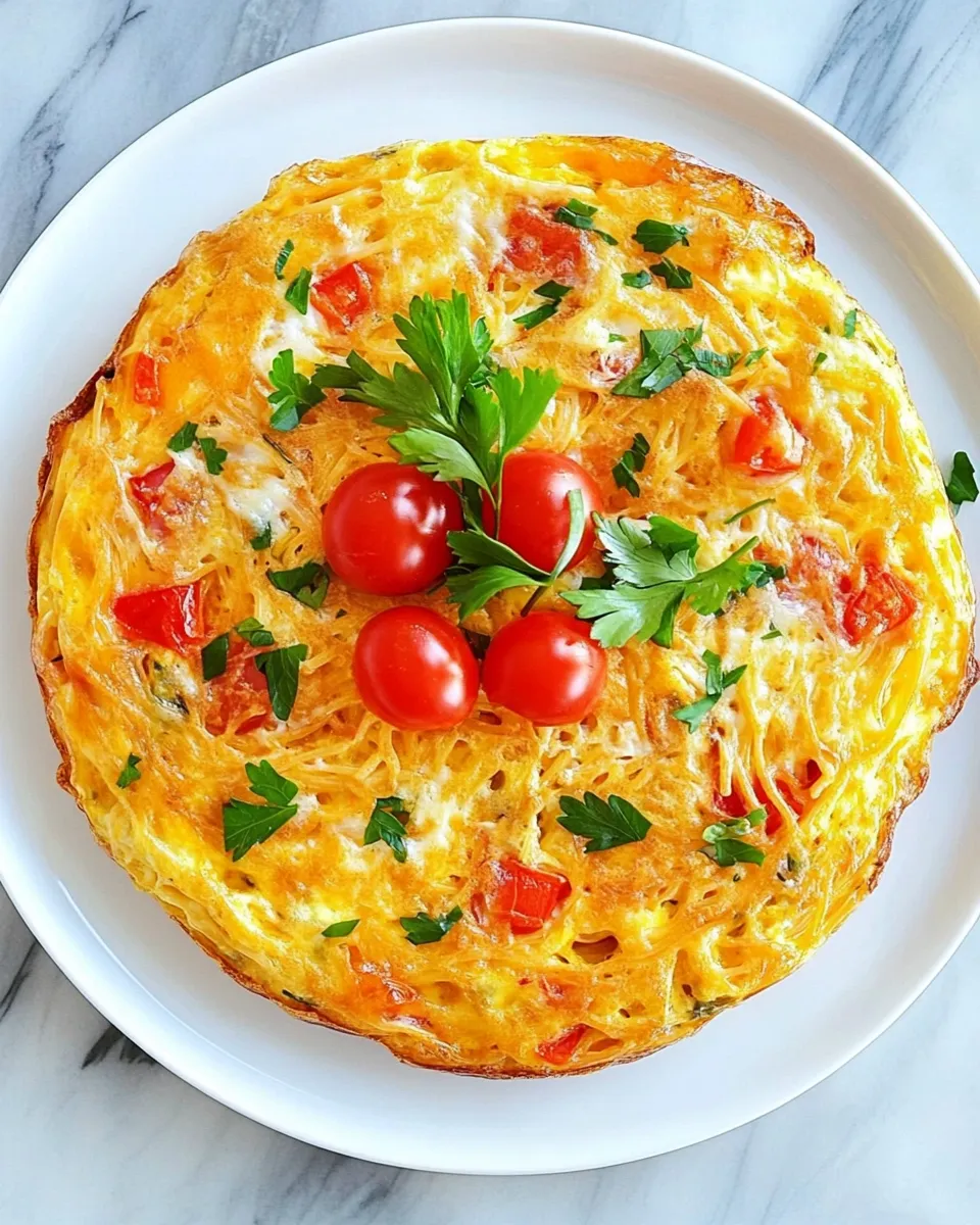Homemade Spaghetti Frittata photo
