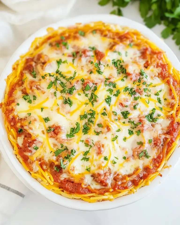 homemade Spaghetti Pie photo
