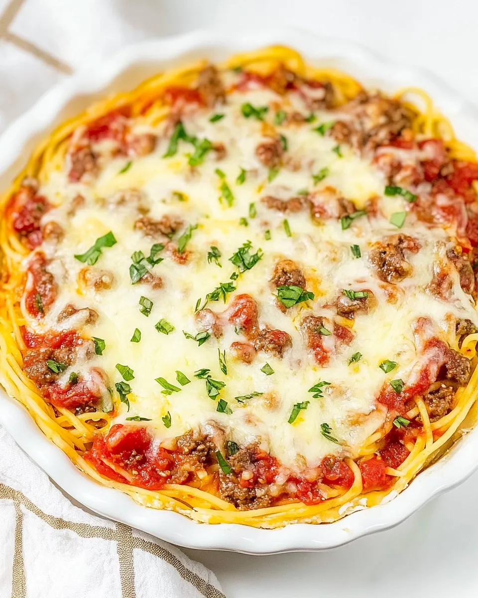 classic Spaghetti Pie image