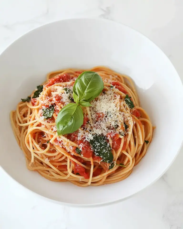 Homemade Spaghetti Pomodoro photo