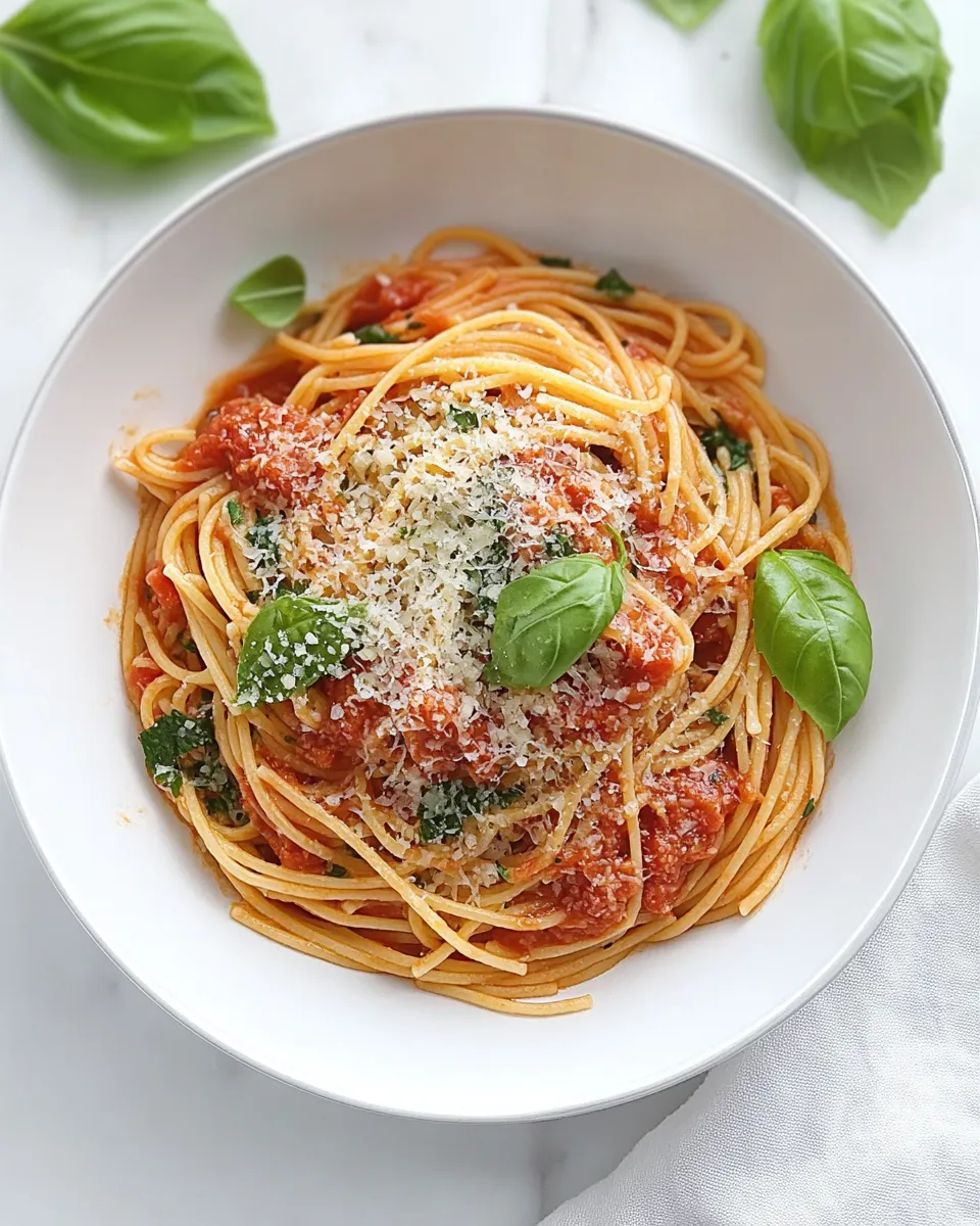 Easy Spaghetti Pomodoro picture