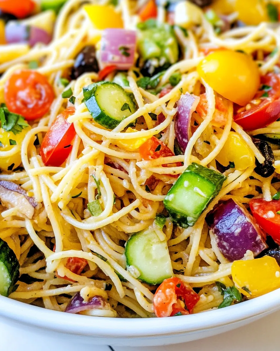Delicious Spaghetti Salad dish photo