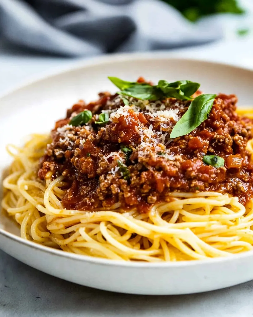 Delicious Spaghetti Sauce Recipe shot